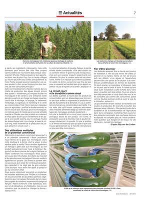 Produire un superaliment avec du jus d’herbe et du CO2 Produire un superaliment avec du jus d’herbe et du CO2