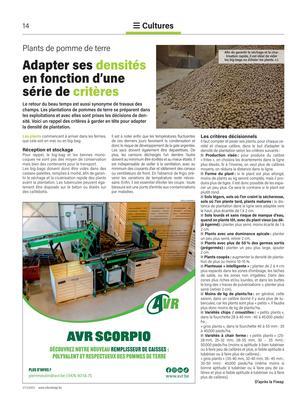 Adapter ses densités en fonction d’une série de critères Adapter ses densités en fonction d’une série de critères