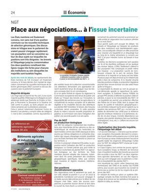 Place aux négociations… à l’issue incertaine Place aux négociations… à l’issue incertaine