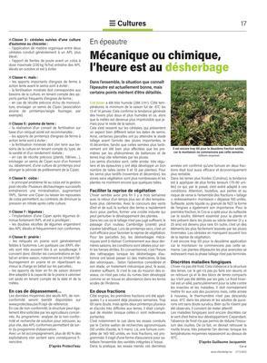 Mécanique ou chimique, l’heure est au désherbage Mécanique ou chimique, l’heure est au désherbage