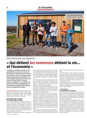 «Qui détient les semences détient la vie… et l’économie» «Qui détient les semences détient la vie… et l’économie»