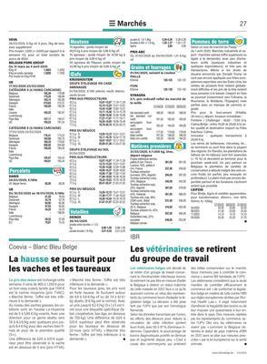 La hausse se poursuit pour les vaches et les taureaux La hausse se poursuit pour les vaches et les taureaux
