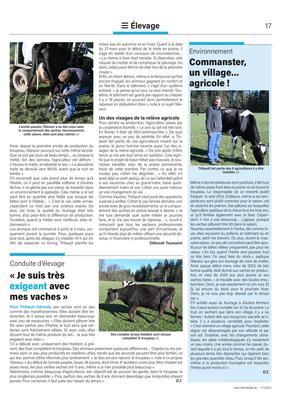 «Je suis trèsexigeant avecmes vaches» «Je suis trèsexigeant avecmes vaches»