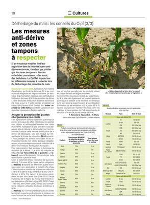 Les mesuresanti-dérive et zones tampons à respecter Les mesuresanti-dérive et zones tampons à respecter