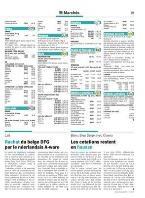 Les cotations restenten hausse Les cotations restenten hausse
