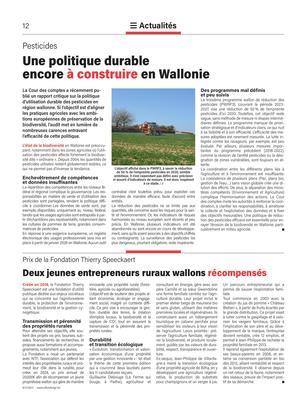 Deux jeunes entrepreneurs ruraux wallons récompensés Deux jeunes entrepreneurs ruraux wallons récompensés