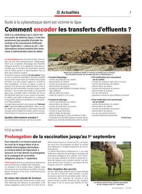 Comment encoder les transferts d’effluents? Comment encoder les transferts d’effluents?