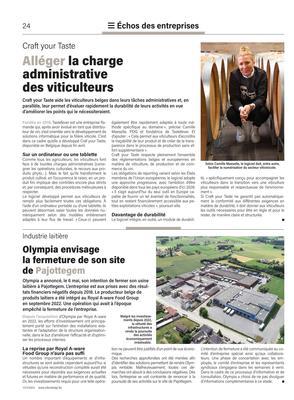 Olympia envisage la fermeture de son site de Pajottegem Olympia envisage la fermeture de son site de Pajottegem