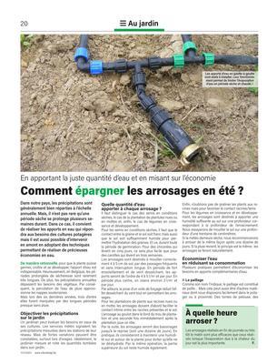 Comment épargner les arrosages en été? Comment épargner les arrosages en été?