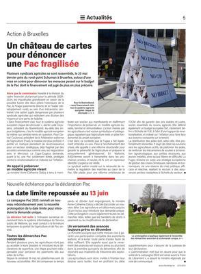 La date limite repoussée au 13 juin La date limite repoussée au 13 juin