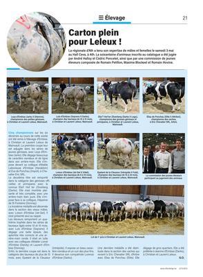 Carton plein pour Leleux ! Carton plein pour Leleux !