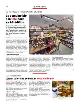 La semaine bio à la fête pour sa 20eédition La semaine bio à la fête pour sa 20eédition