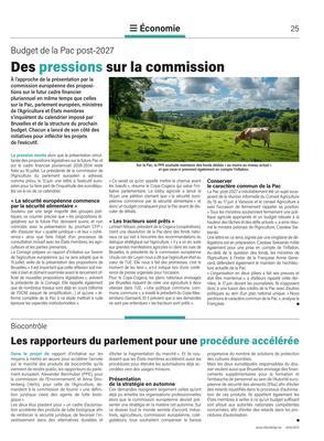 Les rapporteurs du parlementpour une procédure accélérée Les rapporteurs du parlementpour une procédure accélérée