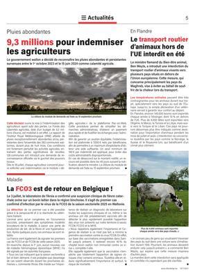 Le transport routier d’animaux hors de l’UE interdit en été Le transport routier d’animaux hors de l’UE interdit en été