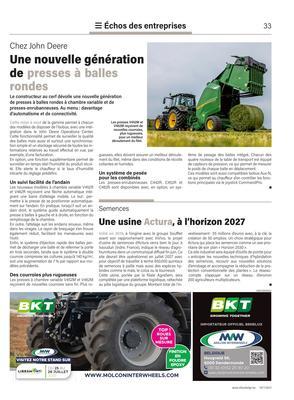 Une nouvelle génération de presses à balles rondes Une nouvelle génération de presses à balles rondes