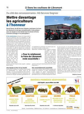 Mettre davantageles agriculteursà l’honneur
