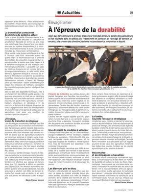 À l’épreuve de la durabilité À l’épreuve de la durabilité