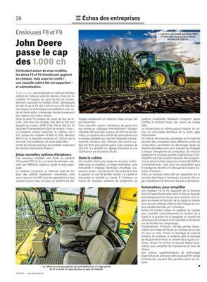 John Deere passe le cap des 1.000 ch John Deere passe le cap des 1.000 ch