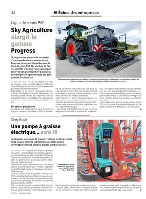 Sky Agricultureélargit la gammeProgress Sky Agricultureélargit la gammeProgress