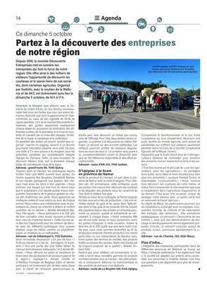 Partez à la découverte des entreprisesde notre région