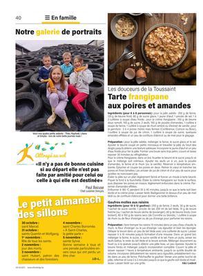 Tarte frangipaneaux poires et amandes