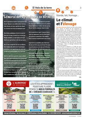 Le climat et l’élevage