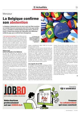 La Belgique confirme son abstention