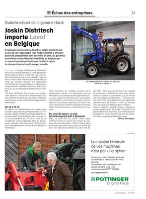 Joskin Distritechimporte Lovolen Belgique